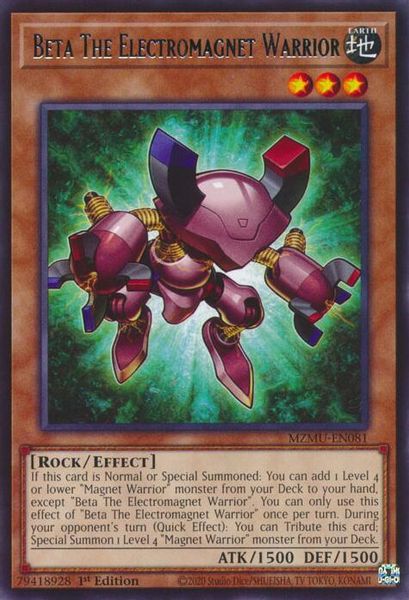 Beta The Electromagnet Warrior