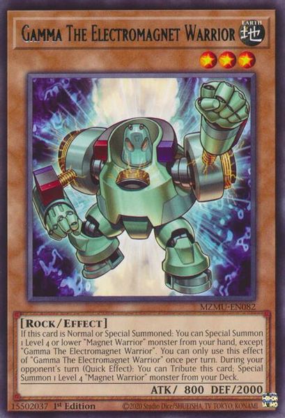 Gamma The Electromagnet Warrior