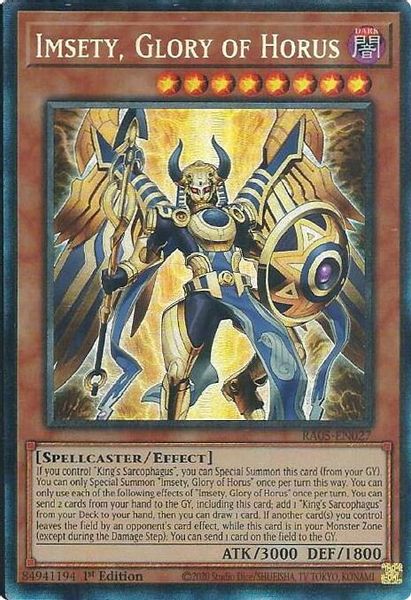 Imsety, Glory of Horus