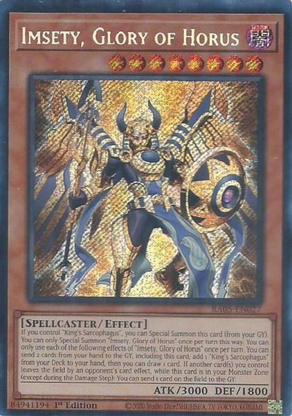 Imsety, Glory of Horus