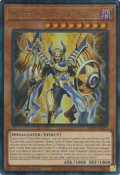 Imsety, Glory of Horus