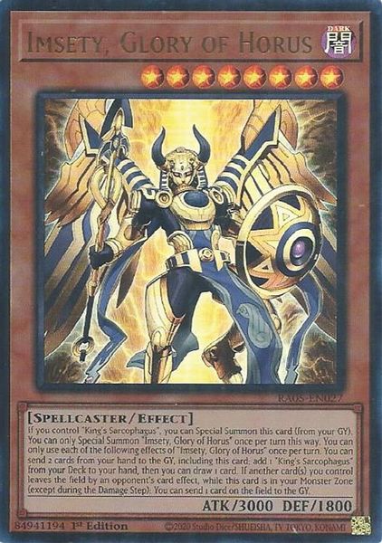 Imsety, Glory of Horus