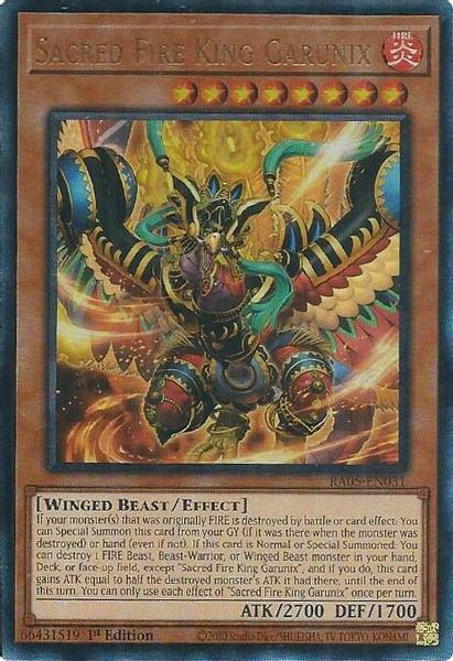 Sacred Fire King Garunix