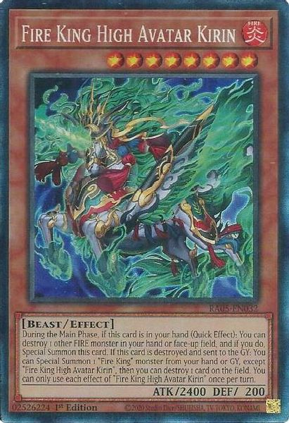 Fire King High Avatar Kirin