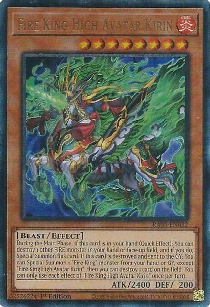Fire King High Avatar Kirin