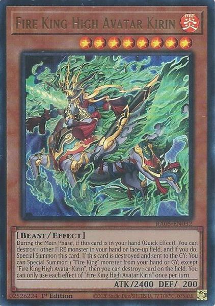 Fire King High Avatar Kirin