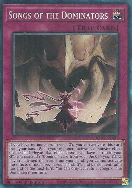 Songs of the Dominators