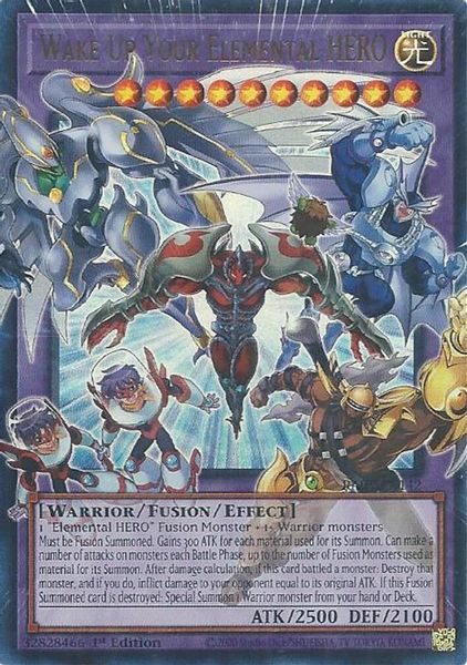 Wake Up Your Elemental HERO (Extended Art)