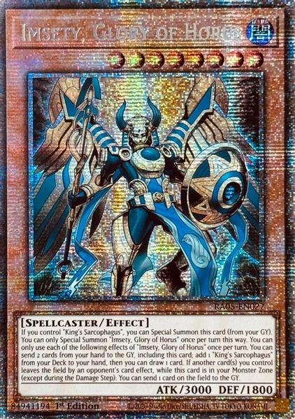 Imsety, Glory of Horus