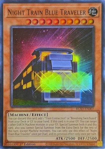 Night Train Blue Traveler