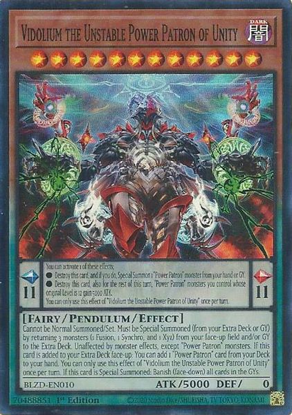 Vidolium the Unstable Power Patron of Unity