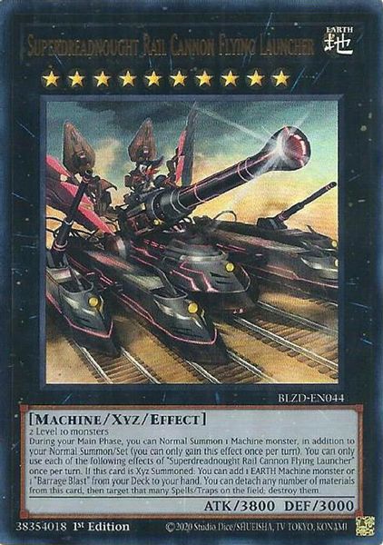 Superdreadnought Rail Cannon Flying Launcher