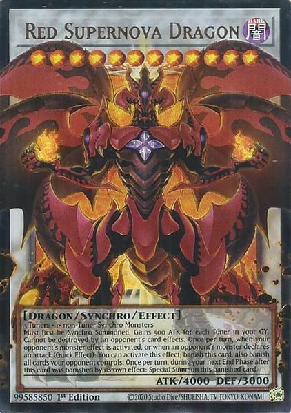 Red Supernova Dragon (Extended Art)