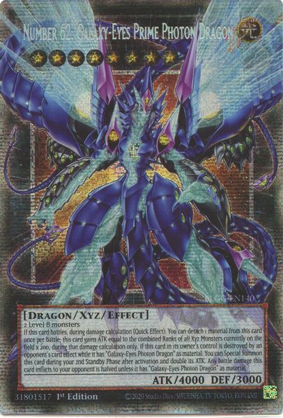 Number 62: Galaxy-Eyes Prime Photon Dragon (Extended Art)