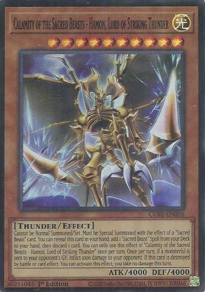 Calamity of the Sacred Beasts - Hamon, Lord of Striking Thunder