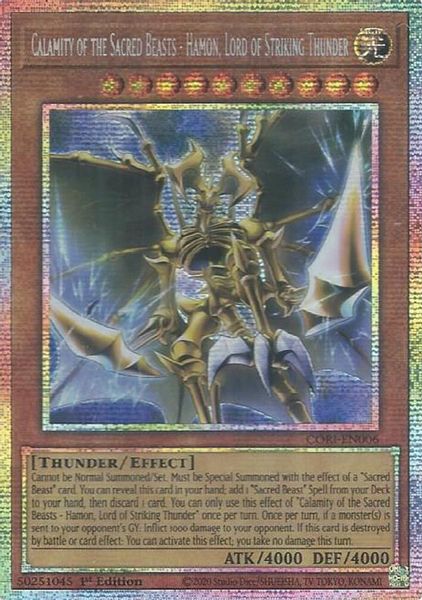 Calamity of the Sacred Beasts - Hamon, Lord of Striking Thunder