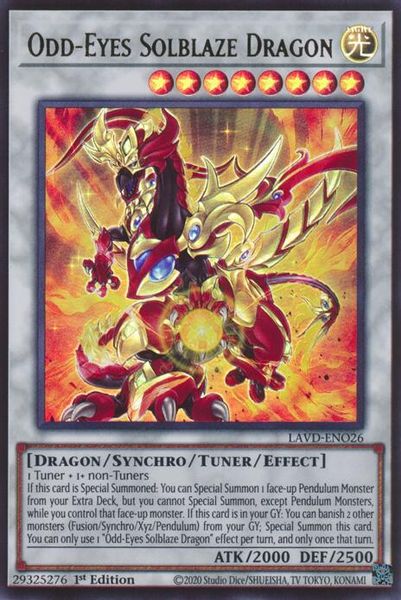 Odd-Eyes Solblaze Dragon