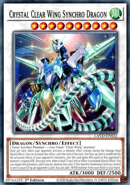Crystal Clear Wing Synchro Dragon