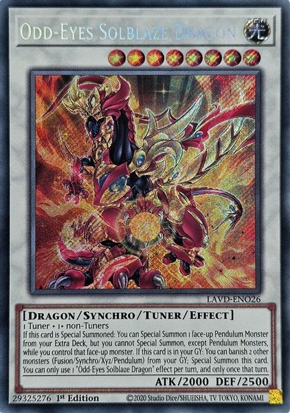 Odd-Eyes Solblaze Dragon