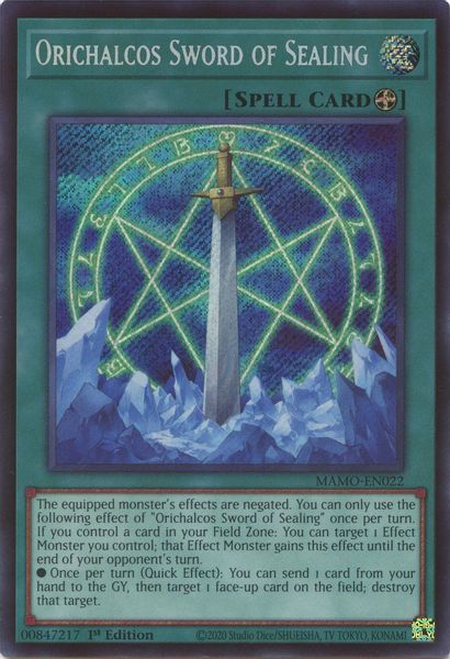 Orichalcos Sword of Sealing