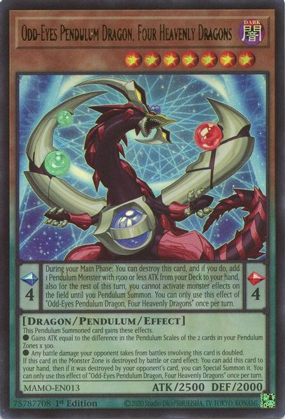 Odd-Eyes Pendulum Dragon, Four Heavenly Dragons