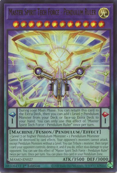 Master Spirit Tech Force - Pendulum Ruler