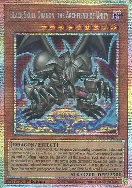 Black Skull Dragon, the Archfiend of Unity