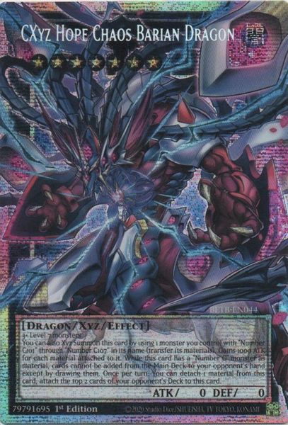CXyz Hope Chaos Barian Dragon (Extended Art)