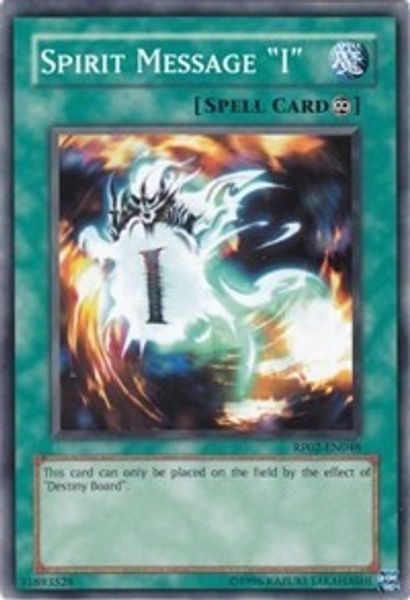 Spirit Message "I"