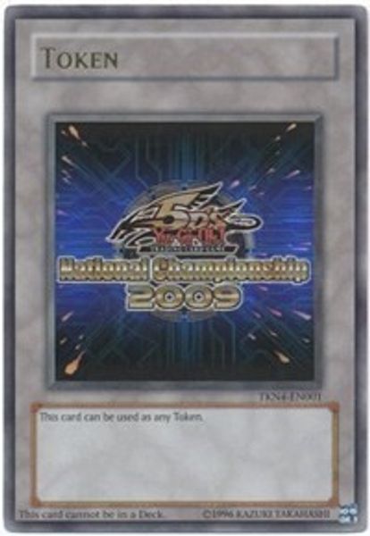 Yu-Gi-Oh 5D's 2009 National Championship Token