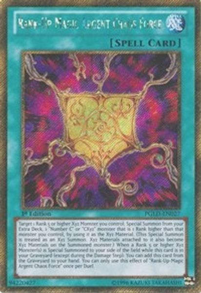 Rank-Up-Magic Argent Chaos Force