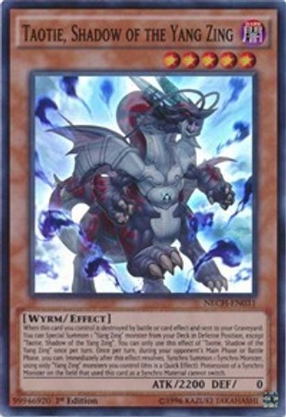 Taotie, Shadow of the Yang Zing