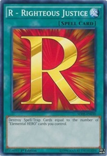 R - Righteous Justice