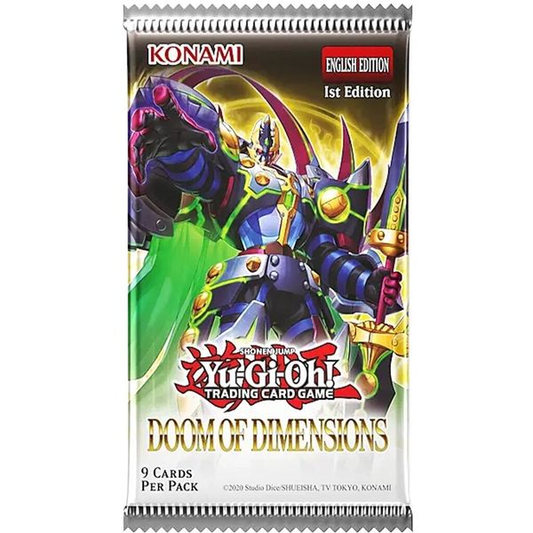 DOOM OF DIMENSIONS　8BOX KONAMI'S NEW SET IS OUT! Yu-Gi-Oh! Doom of Dimensions Box