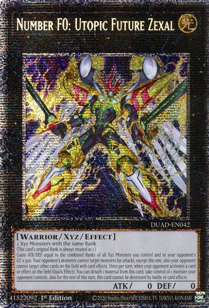 Ideal808 Inc. - Number F0: Utopic Future Zexal (Starlight Rare)