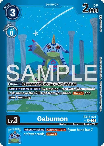 gabumon digimon card Gabumon Preview for Digimon Card Game Starter Deck 21