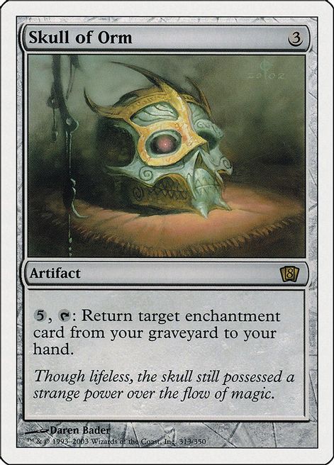 Skull of Orm - 8th Edition - Magic: The Gathering