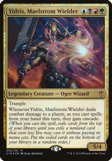 Yidris, Maelstrom Wielder (Commander 2016) - Oversize Cards - Magic ...