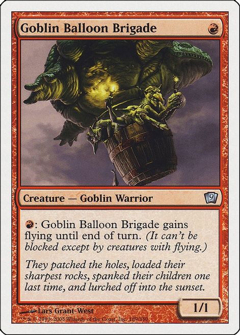 Goblin Balloon Brigade - 9th Edition - Magic: The Gathering