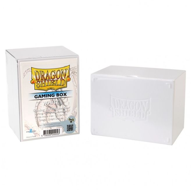 Dragon Shield Gaming Box White (Holds 75+) Dragon Shield Deck Boxes