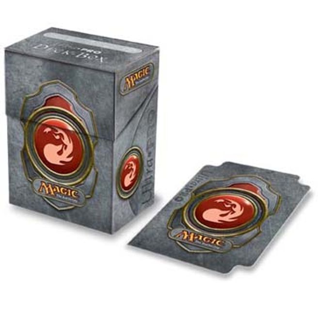Mana v3 Red Deck Box for Magic Ultra Pro Deck Boxes Deck Boxes
