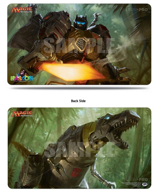 Magic Playmat HASCON 2017 Limited Edition DoubleSided Playmat Grimlock Ultra Pro
