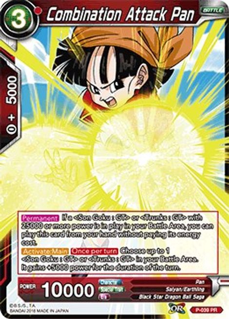 Combination Attack Pan - Promotion Cards - Dragon Ball Super: Masters