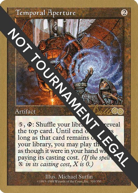 Temporal Aperture - 1999 Kai Budde (USG) - World Championship Decks ...