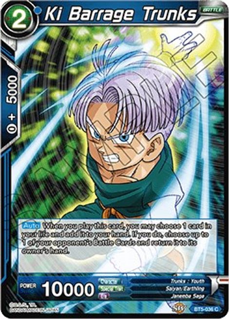 Ki Barrage Trunks - Miraculous Revival - Dragon Ball Super CCG