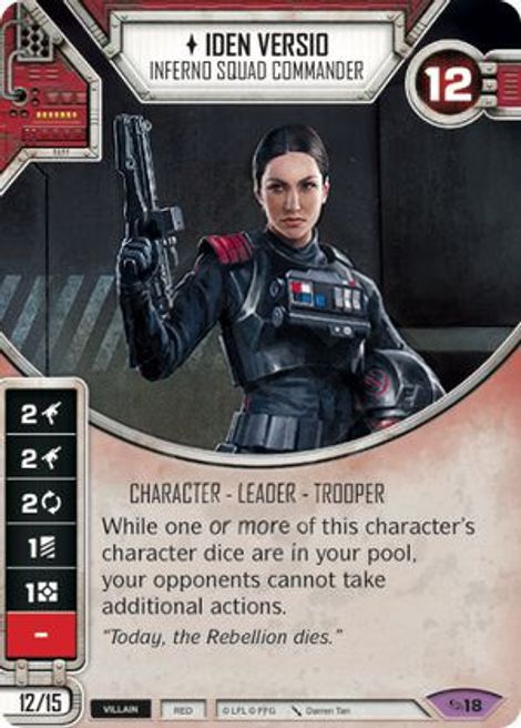 Iden Versio - Inferno Squad Commander (Card Only) - Across the Galaxy ...