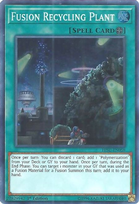 Bài Yugioh Chính Hãng ] Fusion Recycling Plant - SDAZ-EN025 - Common 1st Edition | Viu1ec7t Nam