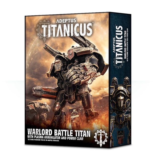 Warhammer: 40K - Adeptus Titanicus - Warlord Battle Titan with Plasma ...