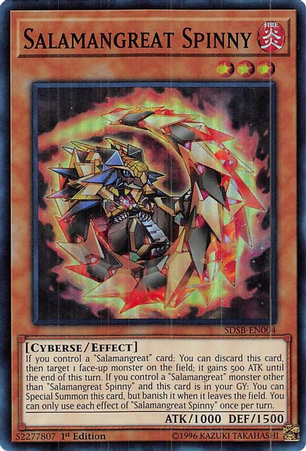 Yu-Gi-Oh! Will Of The Salamangreat SDSB-EN026 Common 1st Edition - Structure Deck: Soulburner