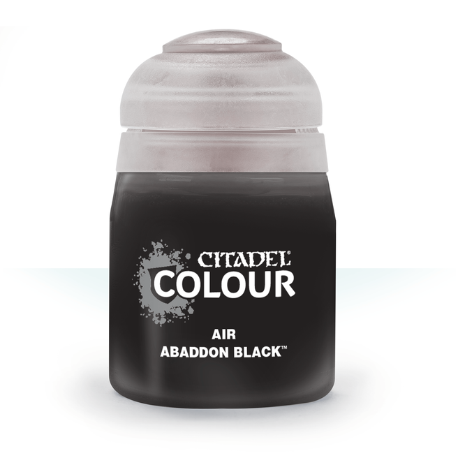 Citadel Airbrush Paint: Abaddon Black (24ml) - Citadel Paint Pots ...